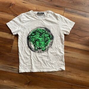 Versace Kids Tee with Iconic Medusa Tag